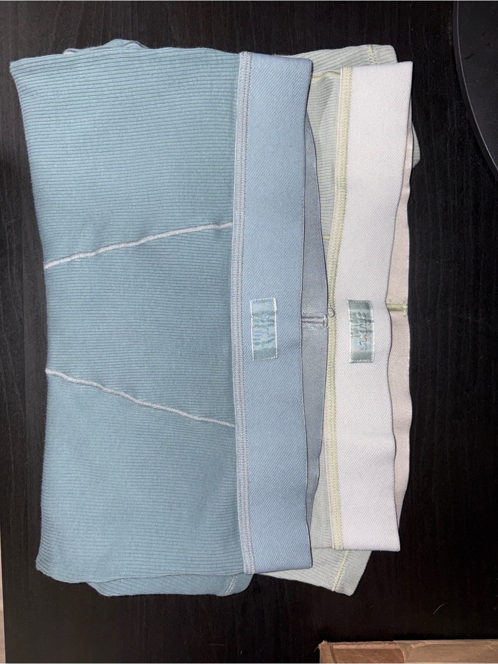 Skims Cotton Ribbed sleep shorts duo